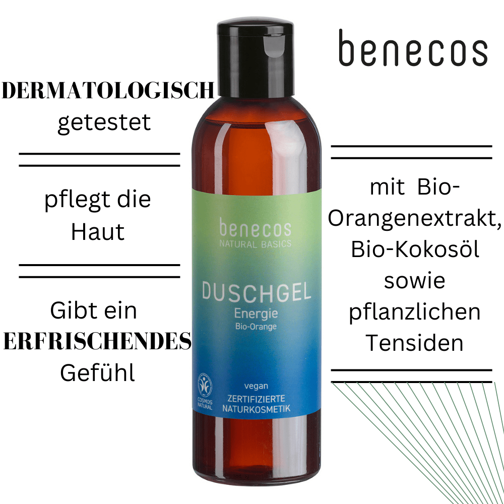 benecos Natural Basics Duschgel Energie