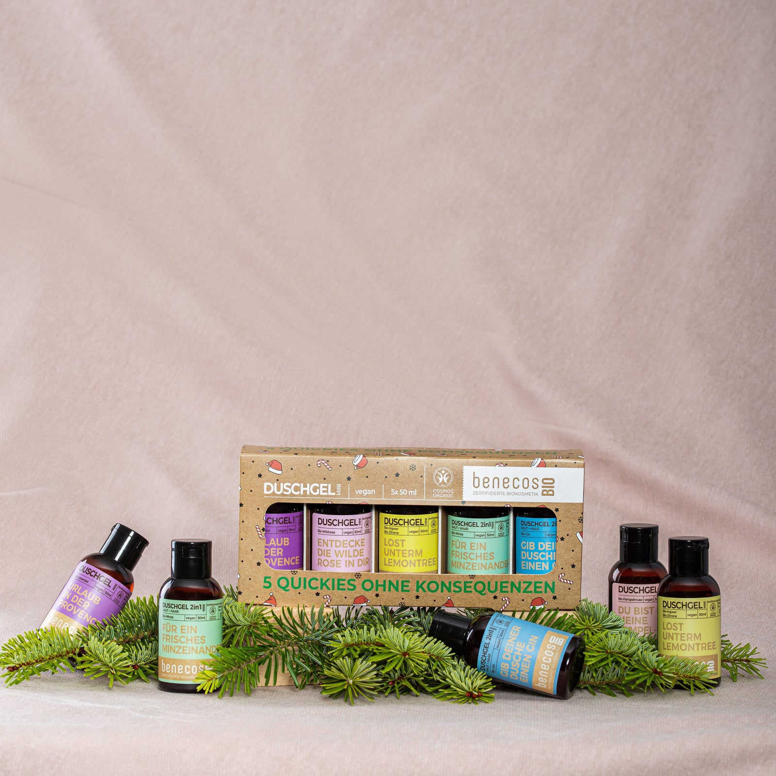 benecosBIO Mini-Weihnachtsset 5 QUICKIES OHNE KONSEQUENZEN