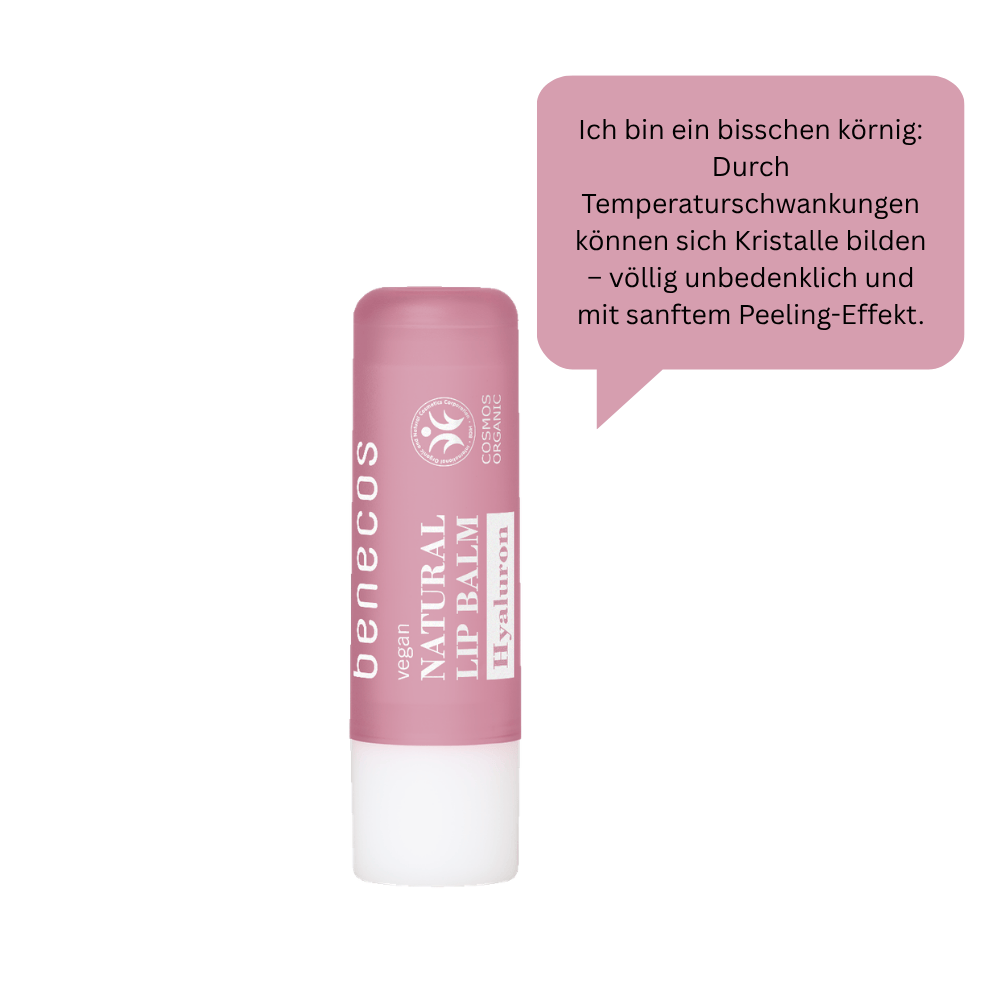 Natural Lip Balm Hyaluron, mit Peelingeffekt