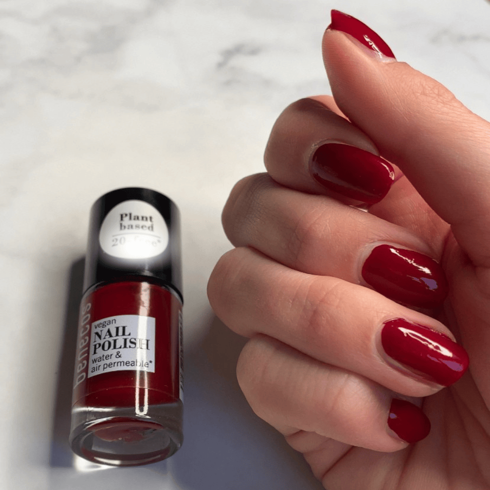 benecos 20-FREE Nail Polish cherry red