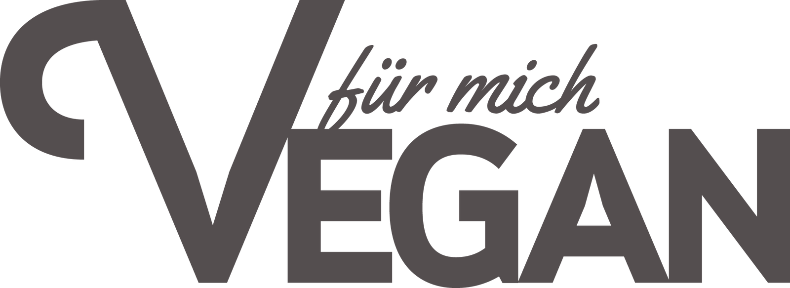 für mich vegan Logo
