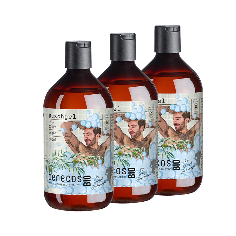 Bundle - 3 x Duschgel Bio-Olive by Sanijel