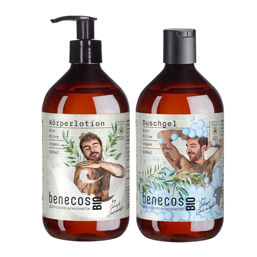 benecosBIO Duschgel und Körperlotion Bio-Olive by Sani