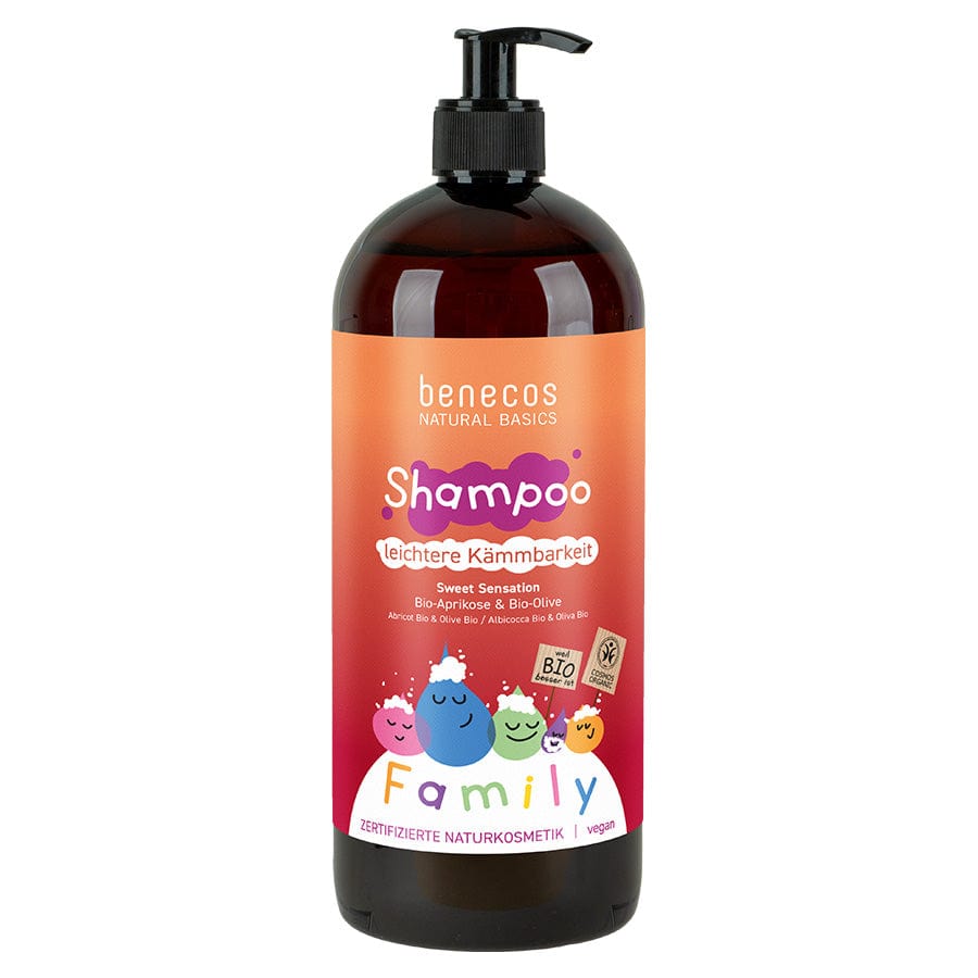 benecos Shampoo FAMILY SIZE Sweet Sensation, Aprikose &amp; Olive