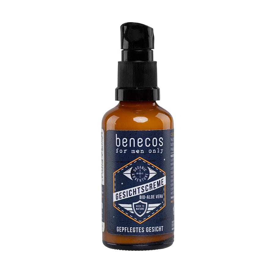 benecos for men only Gesichtscreme, Bio-Aloe Vera