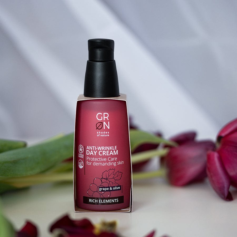 GRN [GRÜN] Anti-Falten Tagescreme Schützende Pflege, Traube & Olive