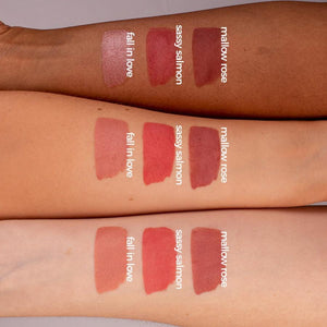 Trio blush fall in love swatches