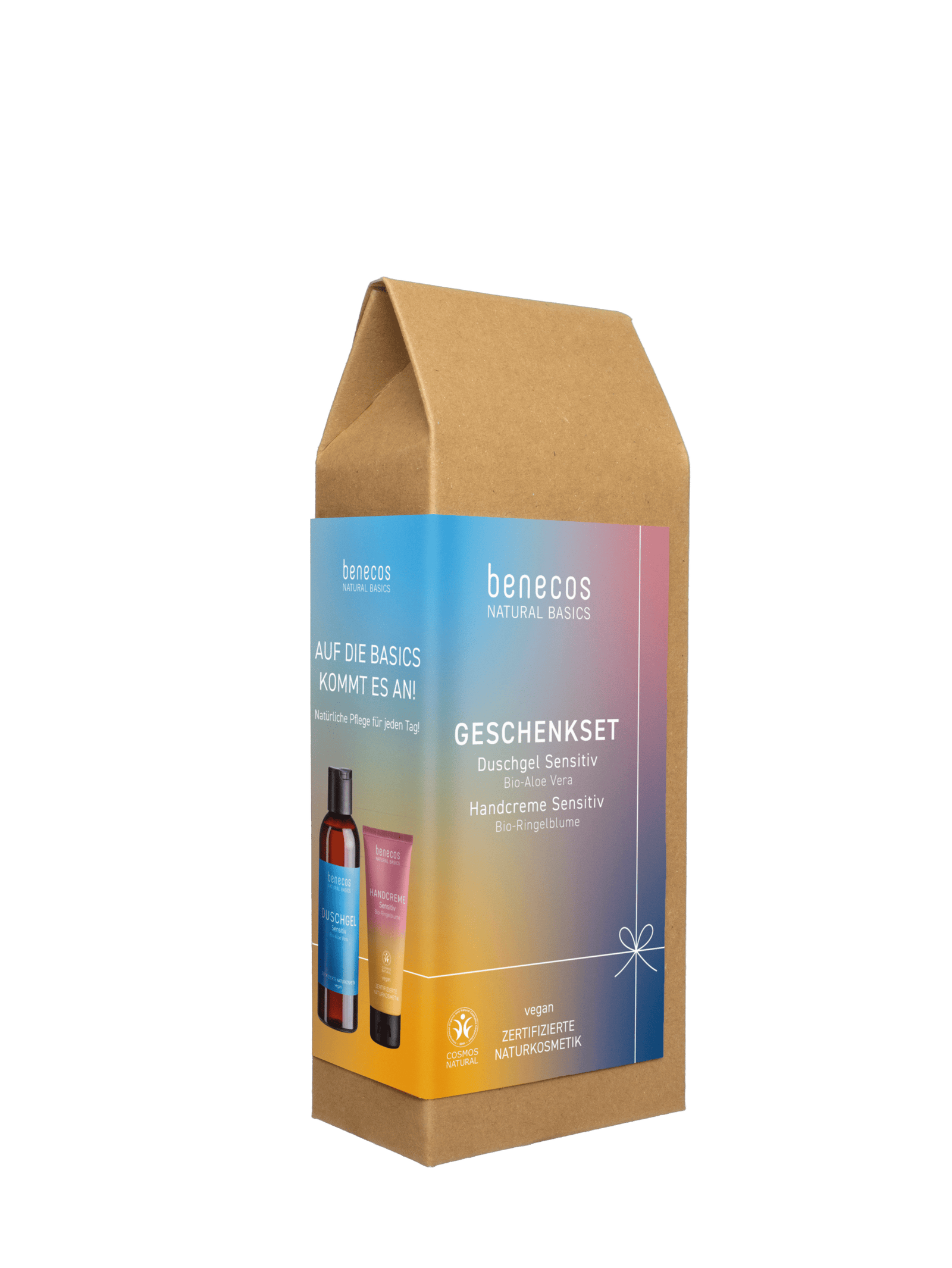 Sensitive Pflege x 2: benecos Natural Basics - Handcreme & Duschgel